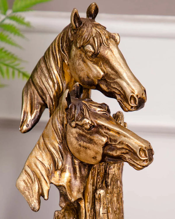 Graceful Gallopers Partners in Love Horse Figurine