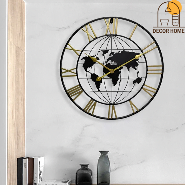 Global Map of Earth Clock