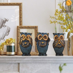 Cabinet Crafts Creative Owl Ornament (Set Of 3)