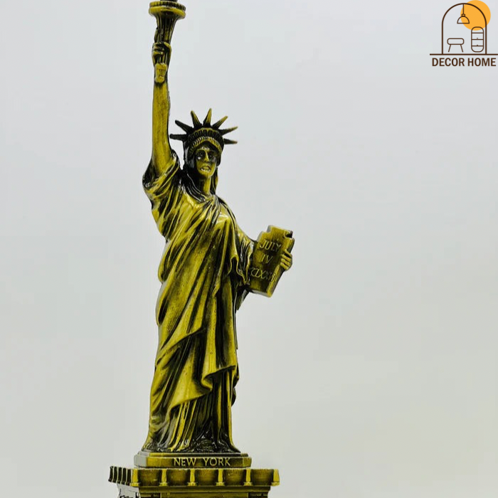 The Metal Statue Of Liberty