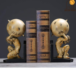 Roman Titan Atlas Statues bookend