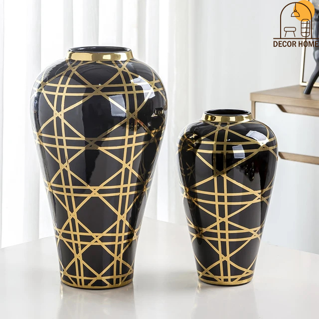 Jet Black Ginger Jars