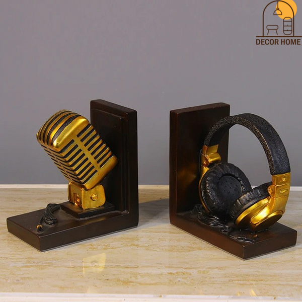 Microphone Headset Model Bookend