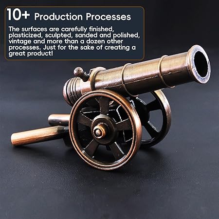 Metal Mini Cannon Ornament