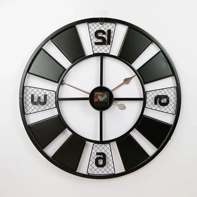 Iron Art American Living Room Clock