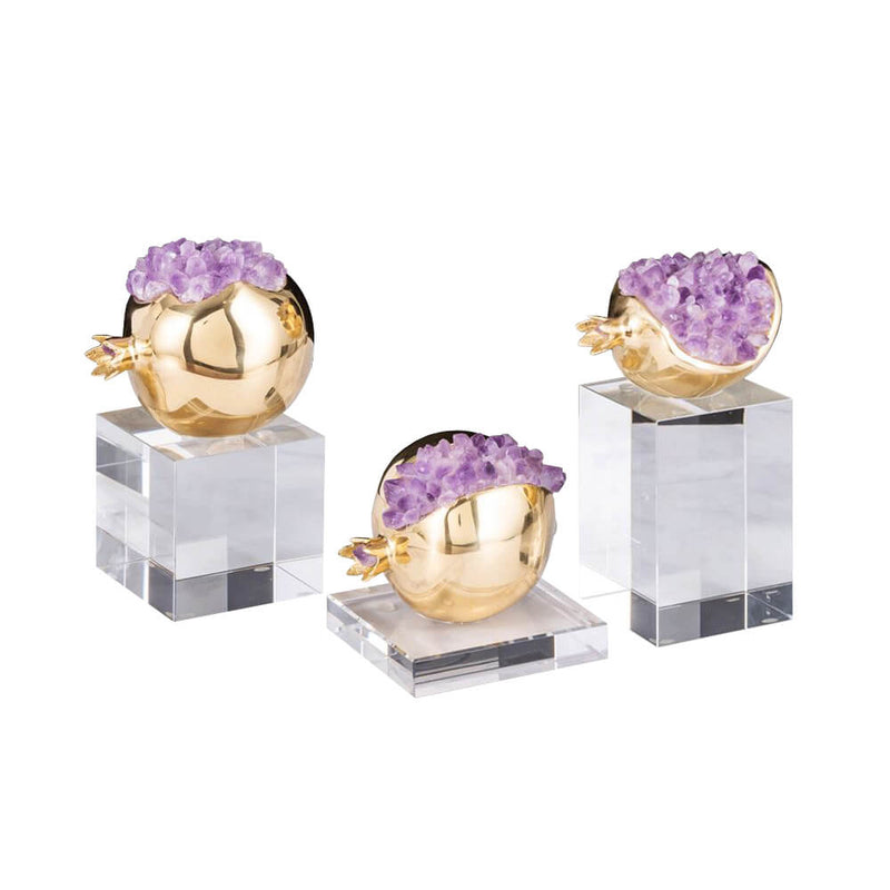Modern Brass Pomegranate Decoration