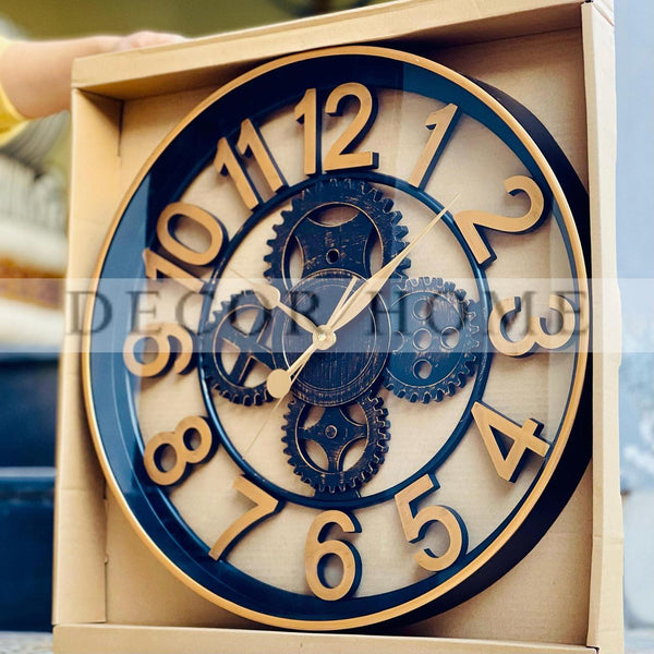 Round Decorative Analogue Wall Clock