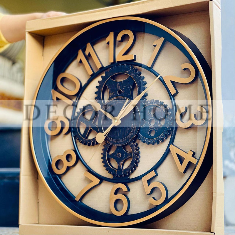 Round Decorative Analogue Wall Clock