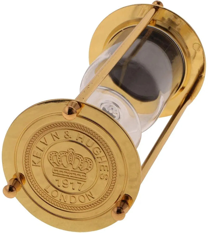 Vintage Metal White  Sand Timer
