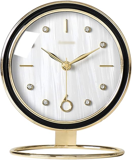 Decorative Metal Table Clock