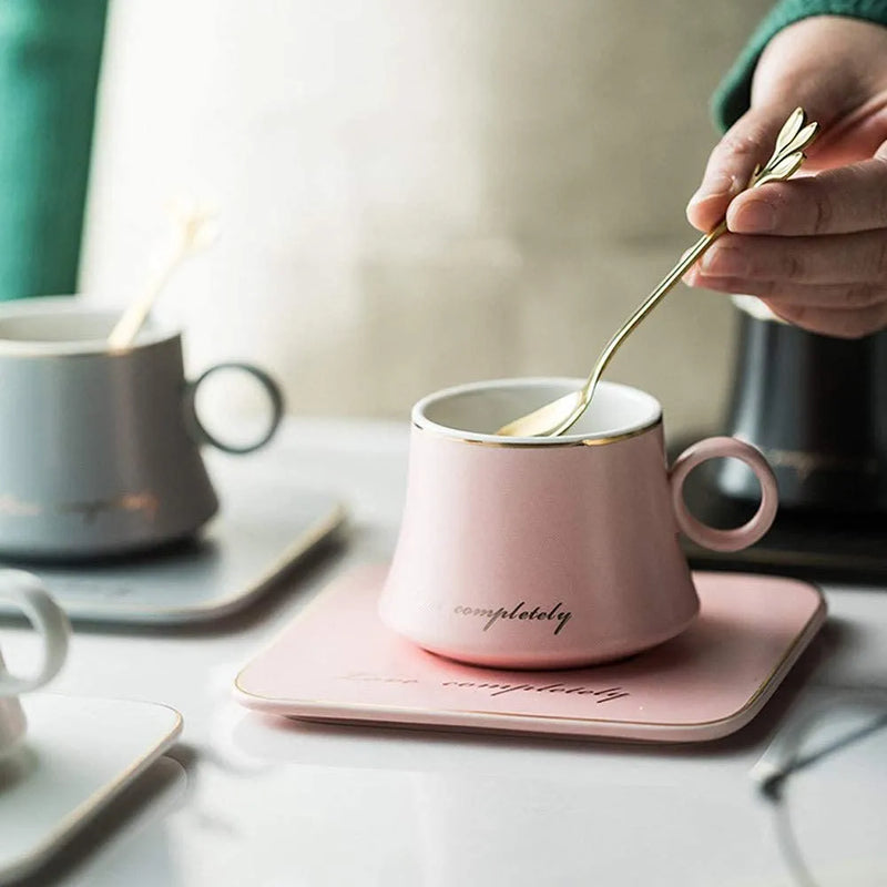 1Pc Coffee Cup with Spoon and Saucer