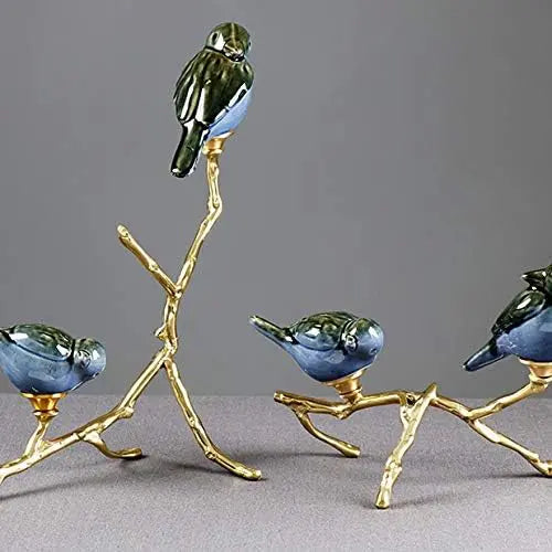 Creative Nordic Metal Birds Decor