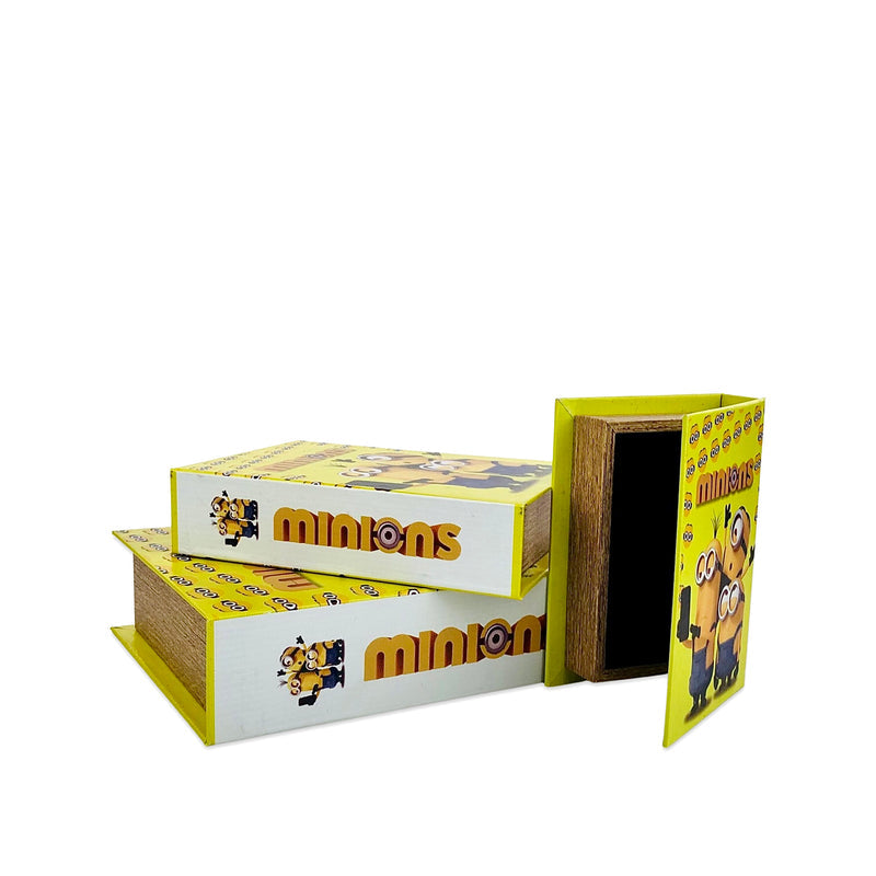 Yellow Secret Book Storage Box (Set of 3)