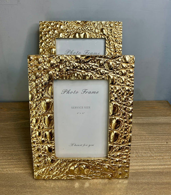 Risen Luxurious Gold 2pc Gift Photo Frame