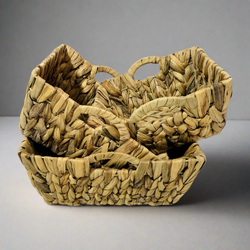 Jute Square Basket (Set of 3)