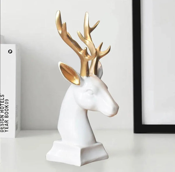 Deer Head Showpiece Sculpture
