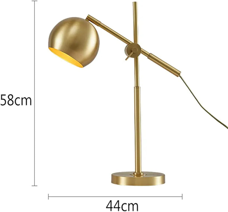 Gold Finishing Bedside Lamp