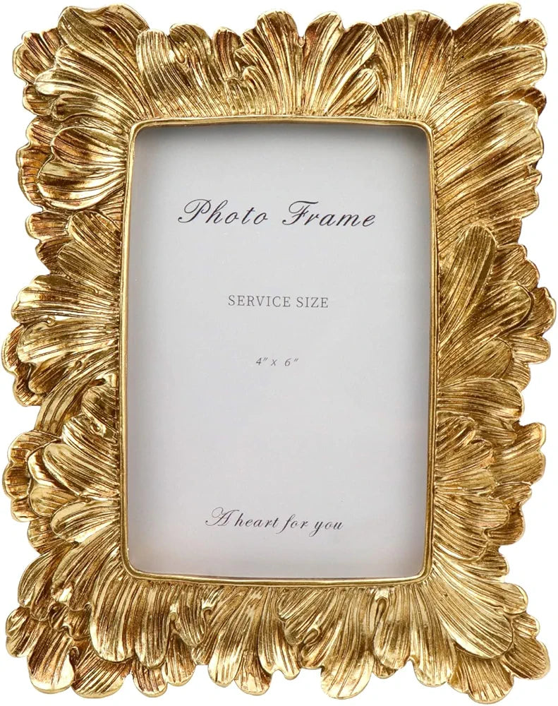 Resin Gold Photo Frame (2pc )