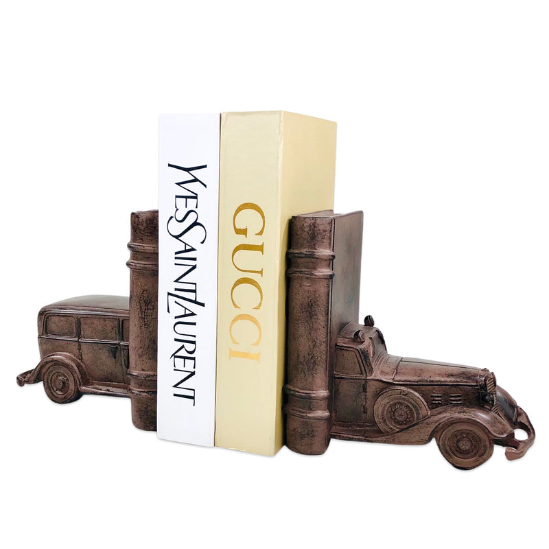 Retro Nostalgic Resin Classic Car Shape Bookend