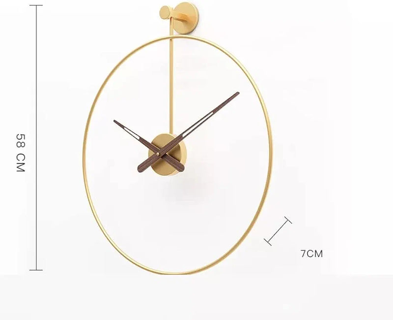 Unique Metal Wall Clock