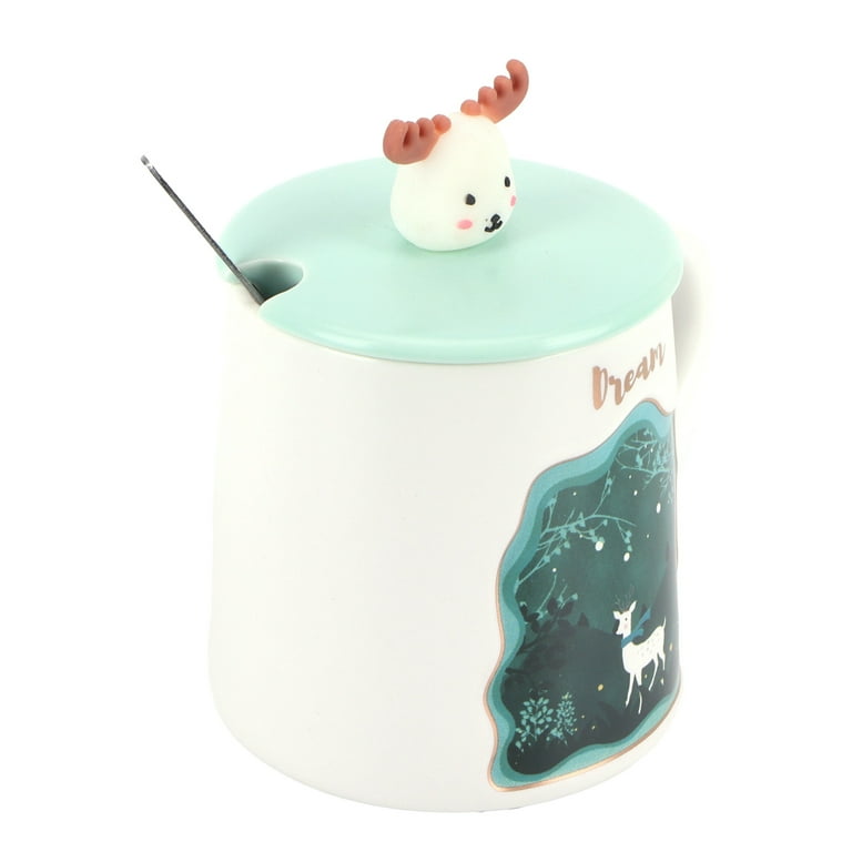 Animal Cup Cartoon Cute Coffee Cup with Lid