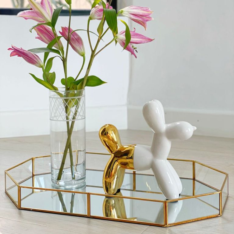 Mirror Tray (Metal) set of 2