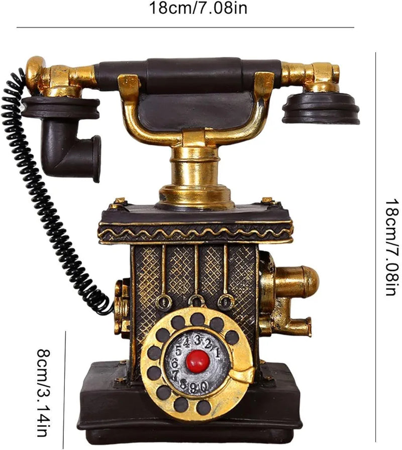 Large Creative Retro Decorative Phone Model Telephone