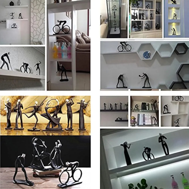 Individuality Abstract Modern Sculpture Sport Figures