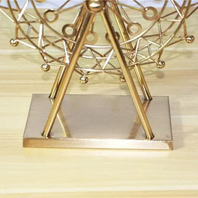 Golden Ferris Wheel Ornament