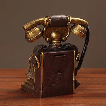 Royal Vintage Resin Table Top Decorative Telephone