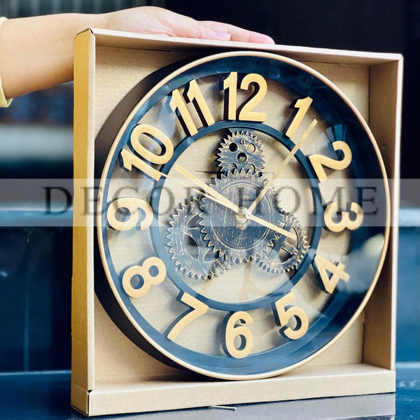 Round Decorative Analogue Wall Clock