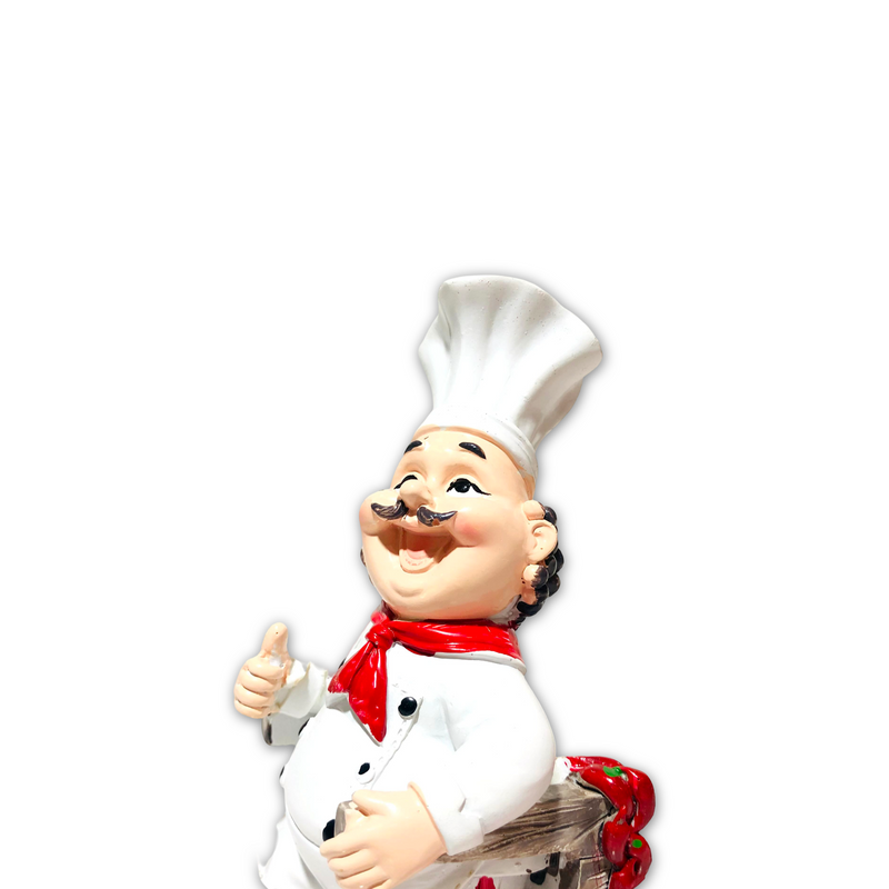Chef With Trolley Salt & Pepper Holder