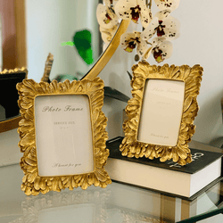 Resin Gold Photo Frame (2pc )