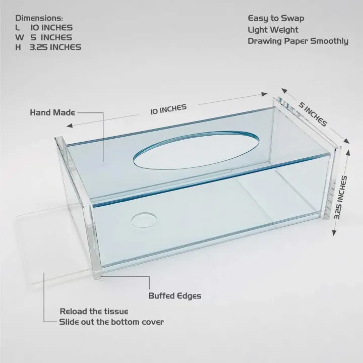 Elegant Clear Acrylic Tissue Box