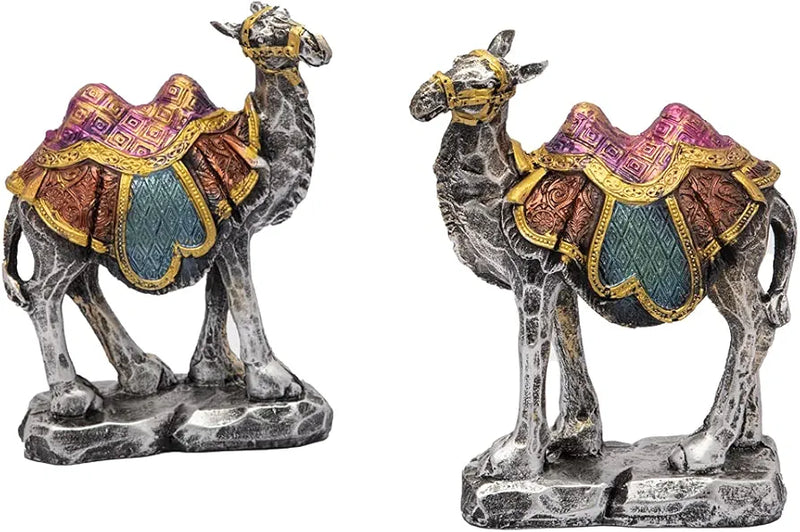 Handcrafted Decorative Camel Statue ( set of 2 )