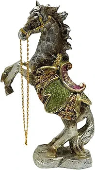Standing Resin Horse Statue for Home Decor