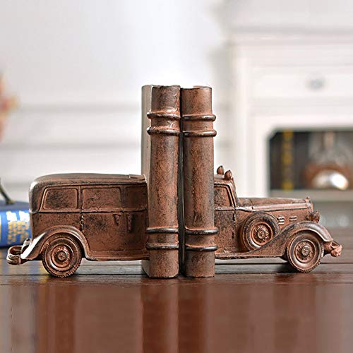 Retro Nostalgic Resin Classic Car Shape Bookend