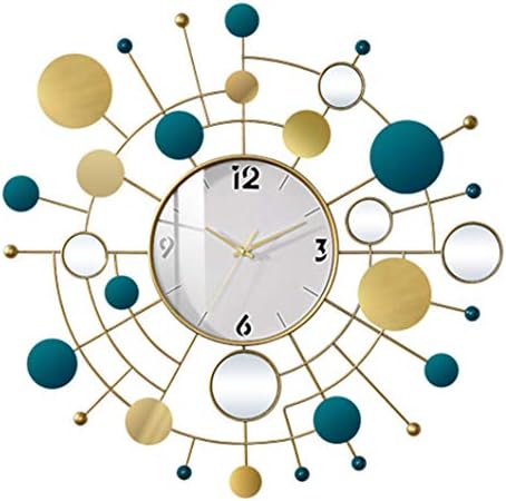 Decoration Metal Wall Clock with Mirror Glass