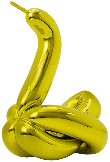 Balloon Swan (Gold)