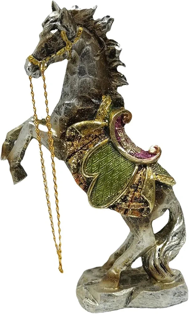 Standing Resin Horse Statue for Home Decor