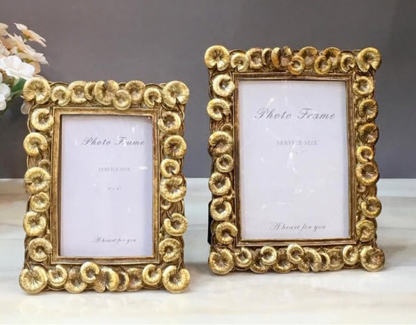 Exclusive Gold Picture Frame Resin ( 2pc)