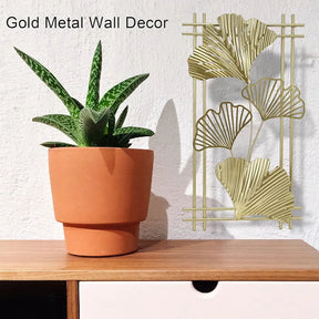 Gold Metal Wall Decor