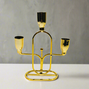 Shiny Gold Candle Stand