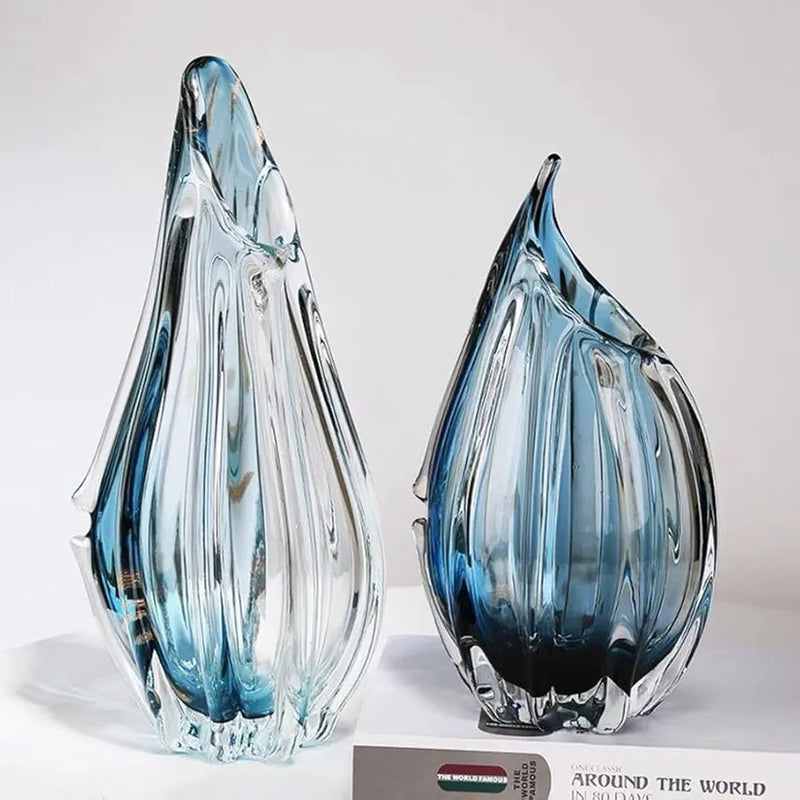 Correa Transparent Glass Vases