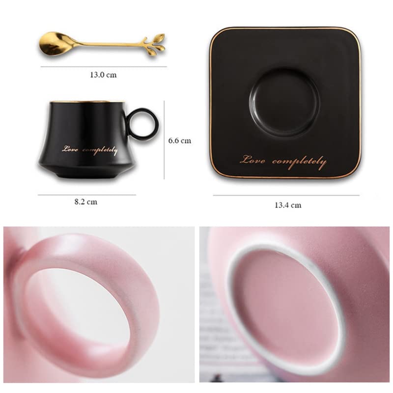 1Pc Coffee Cup with Spoon and Saucer