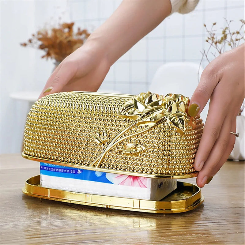 Gold Luxury  Tissue Box