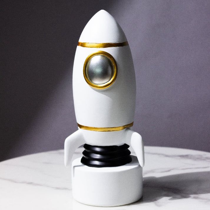1 Pc Chasing Stardust Spacecraft Sculpture And Money Bank