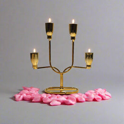 Shiny Gold Candle Stand