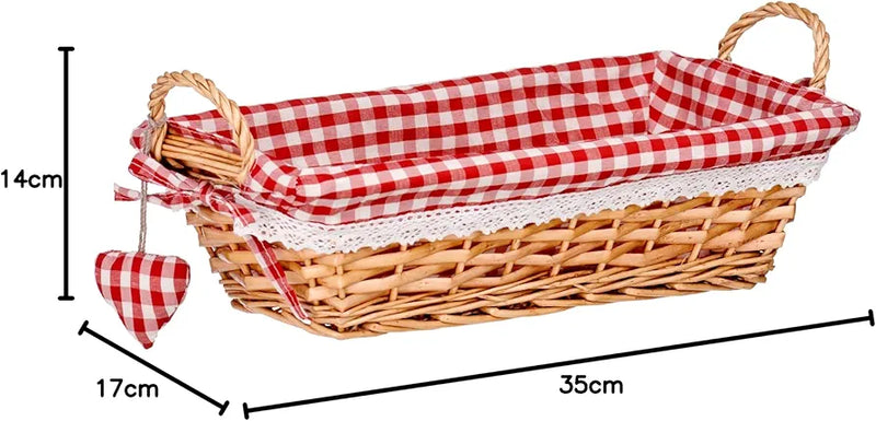 Premier Housewares Picnic Blanket Hamper Basket