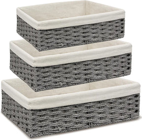 3PCS Handmade Storage Baskets